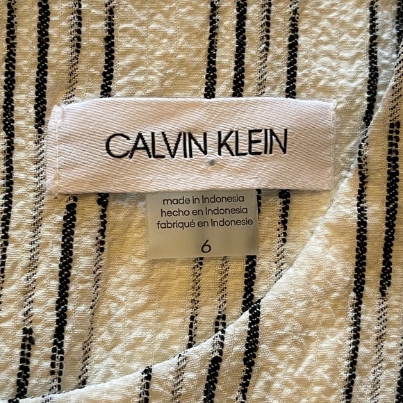 🔥SALE🔥CALVIN KLEIN NWTS SLEEVELESS WRAP DRESS SZ 6 - Picture 8 of 12